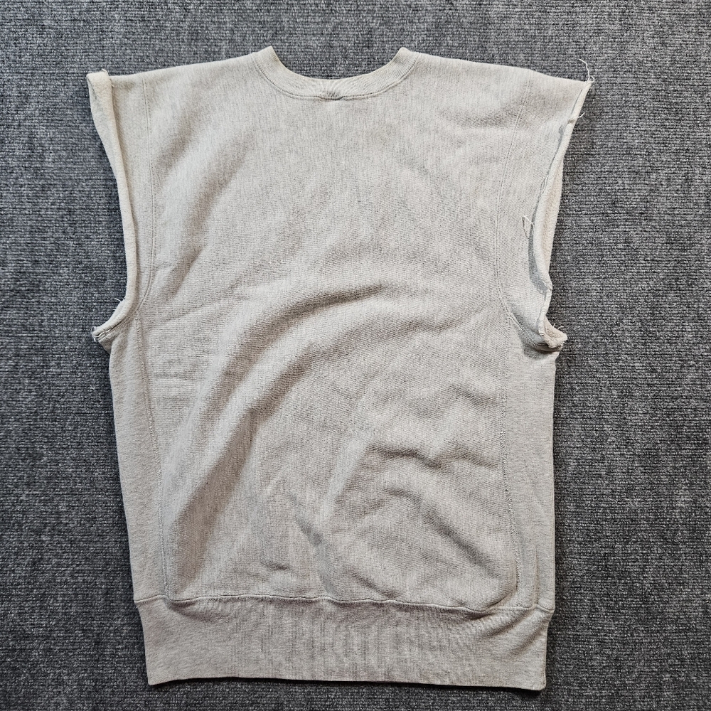 Vintage Champion Reverse Weave Michigan Cut-Off Sleeveless Sweatshirt XL - Picture 5 of 10
